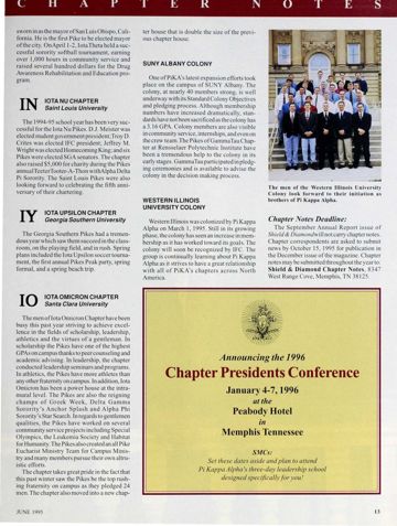 Chapter Presidents Conference